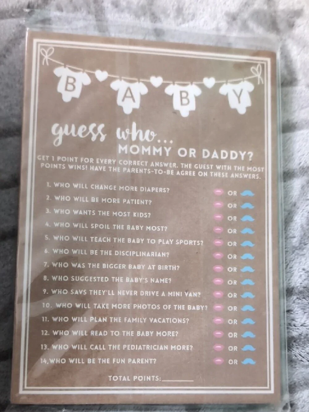 Baby Shower Games And Favors